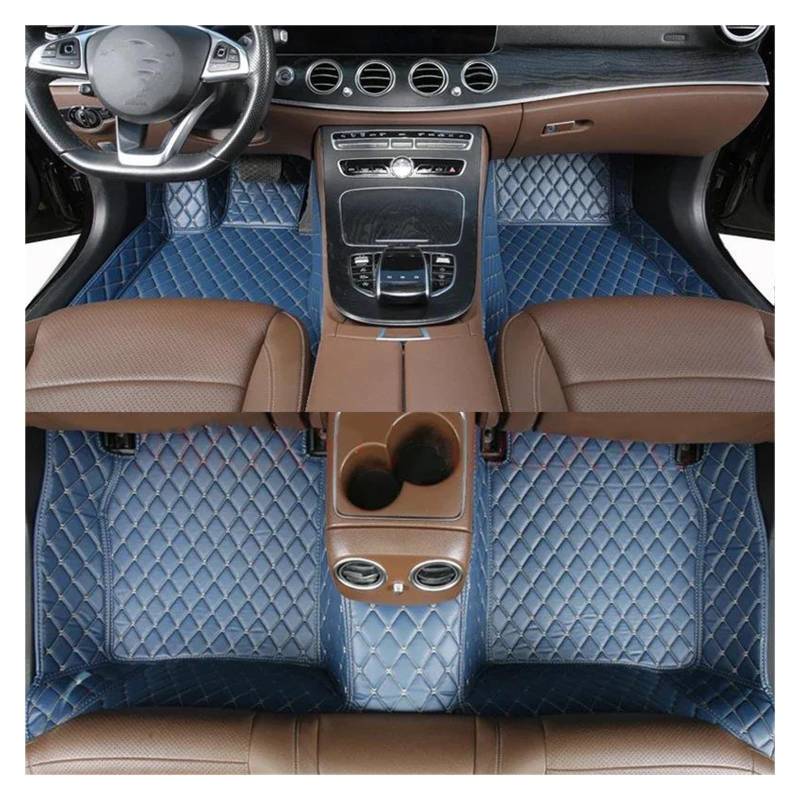 Autoteppich Maßgeschneiderte 3D-Volldeckungs-Auto-Bodenmatte Für 4er Für G26 2020-2023 Innenausstattung Teppiche Autofußmatten(Blau) von SPLACK