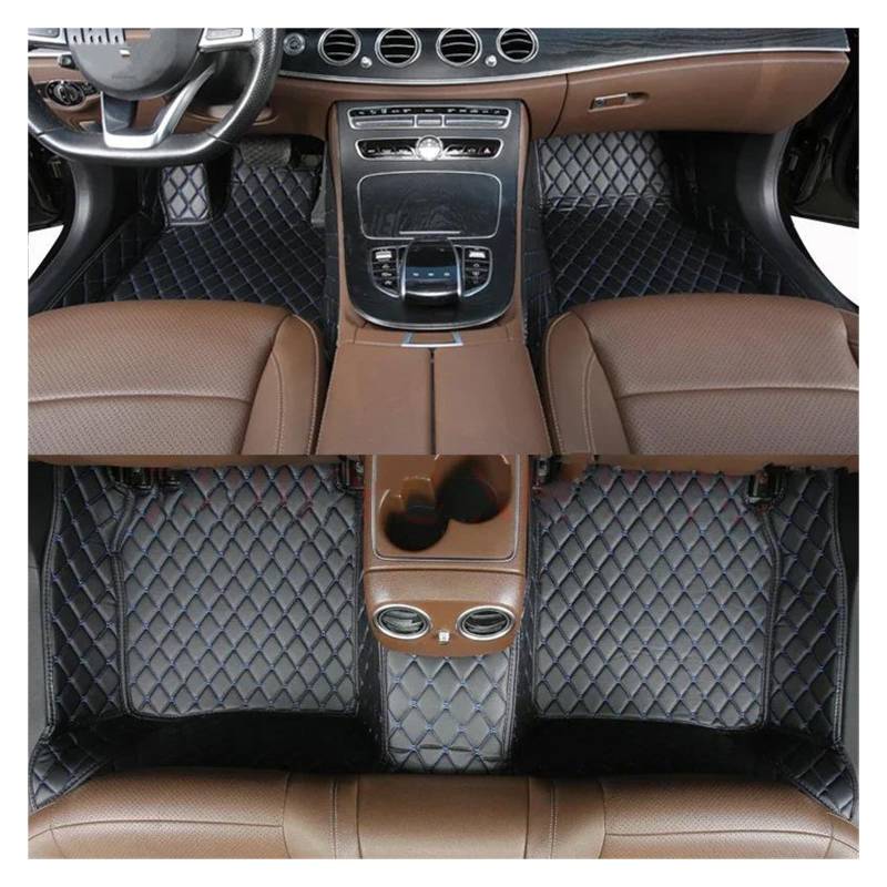 Autoteppich Maßgeschneiderte 3D-Volldeckungs-Auto-Bodenmatte Für 4er Für G26 2020-2023 Innenausstattung Teppiche Autofußmatten(Schwarz Blau) von SPLACK