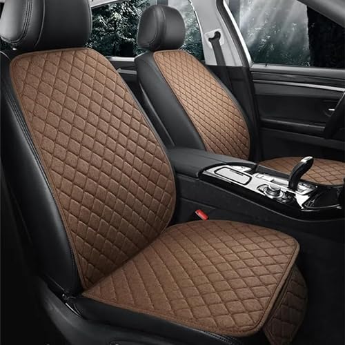SPLIUMG Auto Leder Sitzschoner Set für Mercedes-Benz GLA 2013-2023, 5-Sitze Wasserdicht Anti-Rutsch Comfort Autositz Sitzschoner, Kompatibel für Airbag, Auto Innere Schutz Zubehör, A/Brown von SPLIUMG