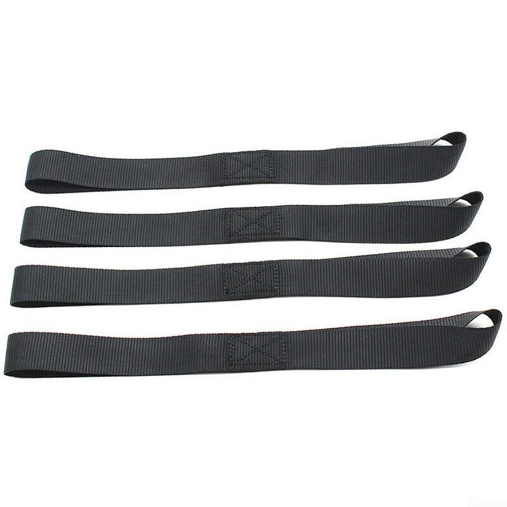 4 x weiche Nylon-Spanngurte für ATV, UTV, Motorrad, 272 kg Arbeitslastgrenze für sicheren Anhänger 4 x weiche Nylon-Spanngurte für ATV, UTV, Motorrad, 272 kg Arbeitslastgrenze für sicheren Anhänger von SPORTARC