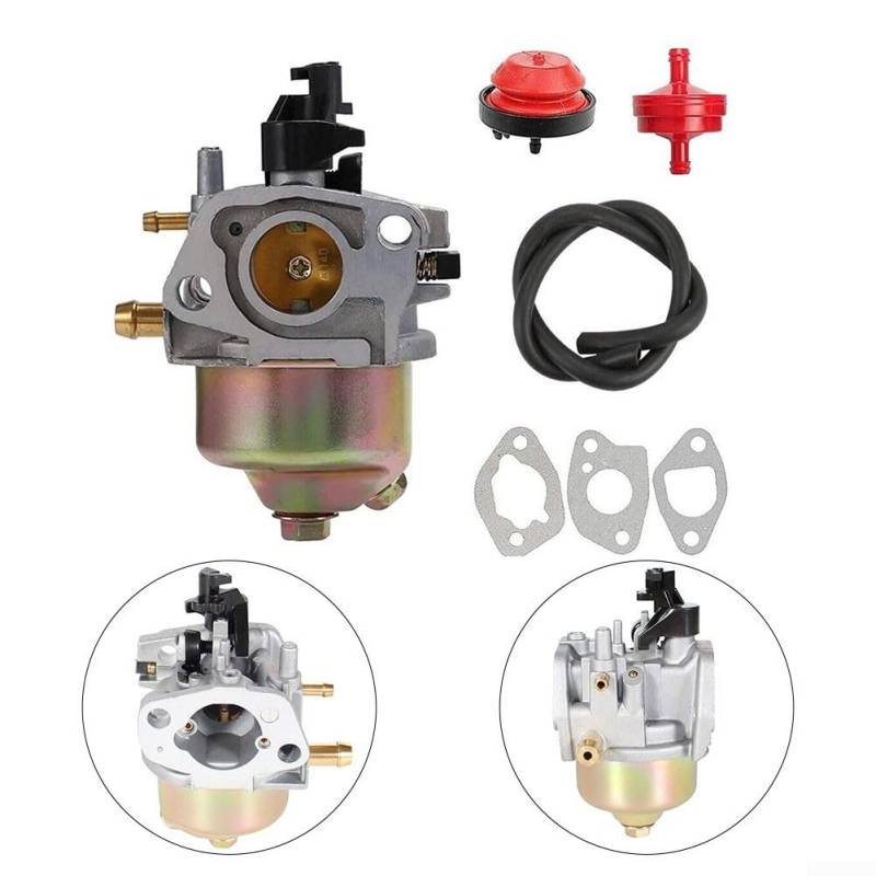 Komplett für Vergasersystem für PowerSmart DB2194SR 170cc Schubrasenmäher inkl. Filter und Leitungen von SPORTARC