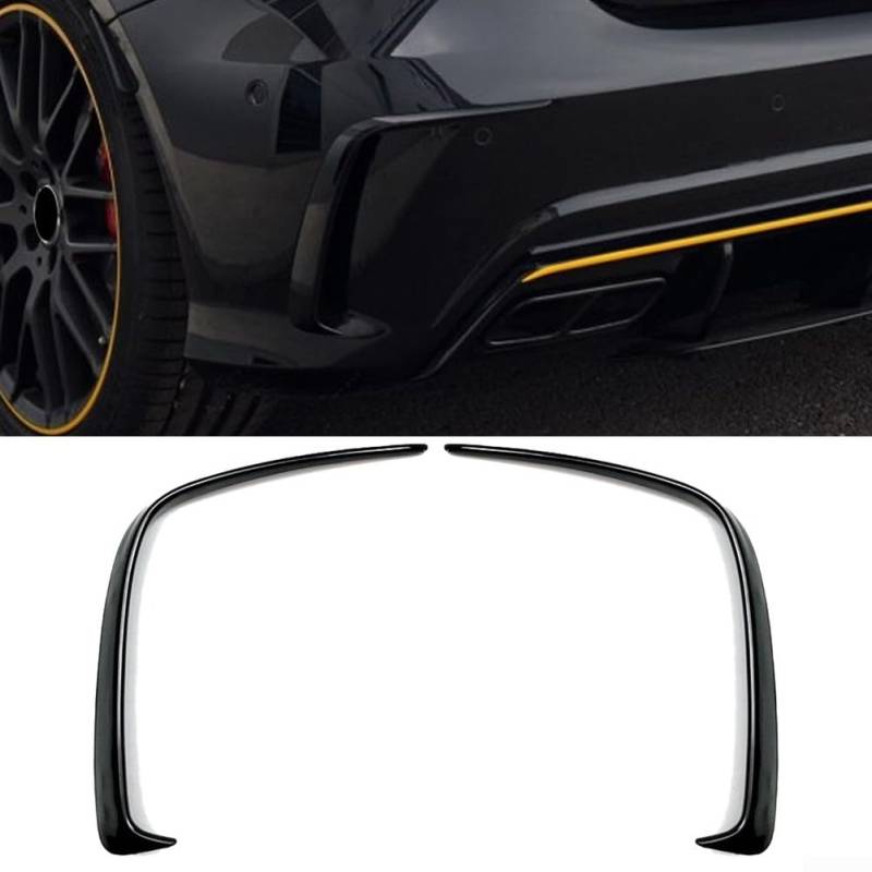 Make a Bold Statement Heckstoßstangenlippe Spoiler Splitter Canards für Mercedes W176 von SPORTARC