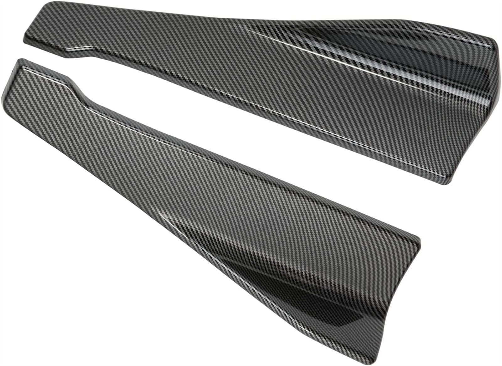 Auto Hinten Lip Stoßstange Seite Röcke Splitter Flossen Spoiler Winglet Schürze Canards Diffusor Für Mitsubishi Für 3000GT 2PC Auto Seitenrock Seitenschweller (Farbe : Carbon Fibre) von SPREKS