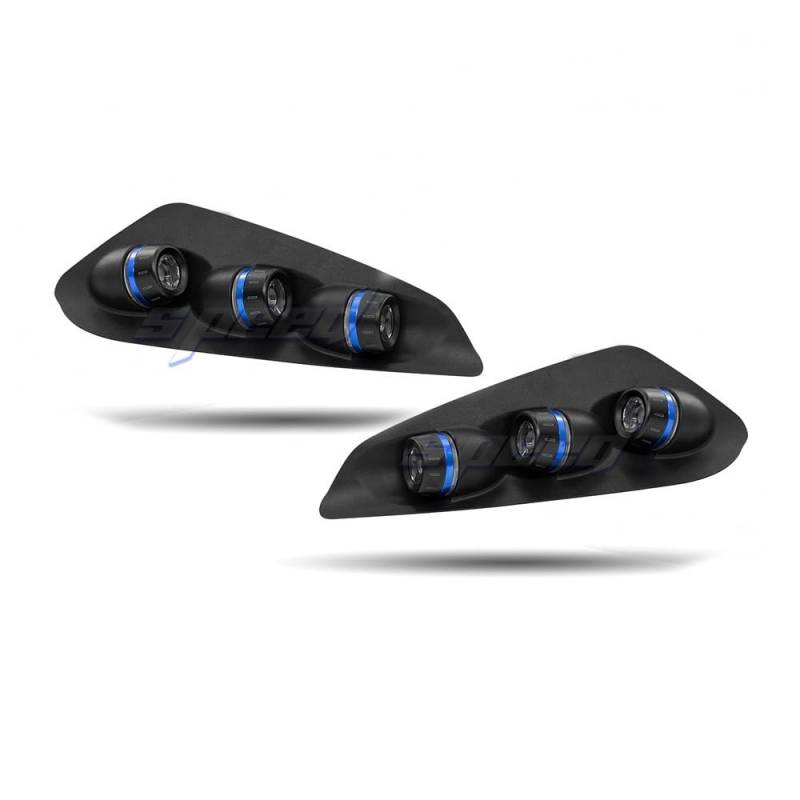 Rücklicht-Objektivabdeckung für BMW S1000RR 2019 2020 2021 2022 2023 S 1000 RR LED-Blinkerlicht S1000RR Motorrad In-Tail LED Integriertes Rücklicht Rücklicht Rücklicht (2023 blau) von SPREKS