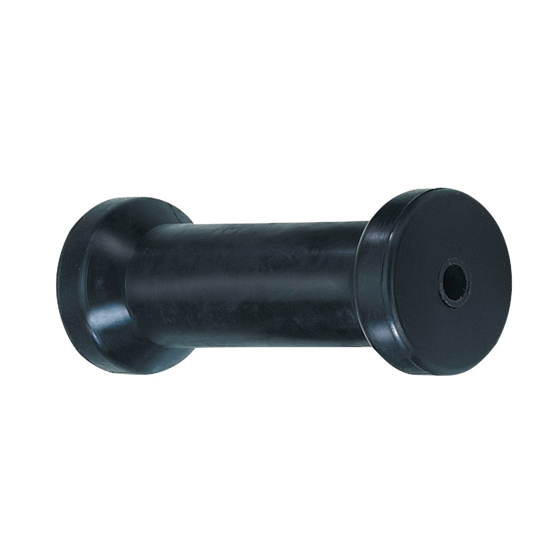 Sprenger Kielrolle aus schwarzem Gummi | 95 mm Länge für 100 mm Aufnahme | Stoßdämpfend und langlebig Sprenger Kielrolle aus schwarzem Gummi | 95 mm Länge für 100 mm Aufnahme | Stoßdämpfend und langlebig von Herm Sprenger