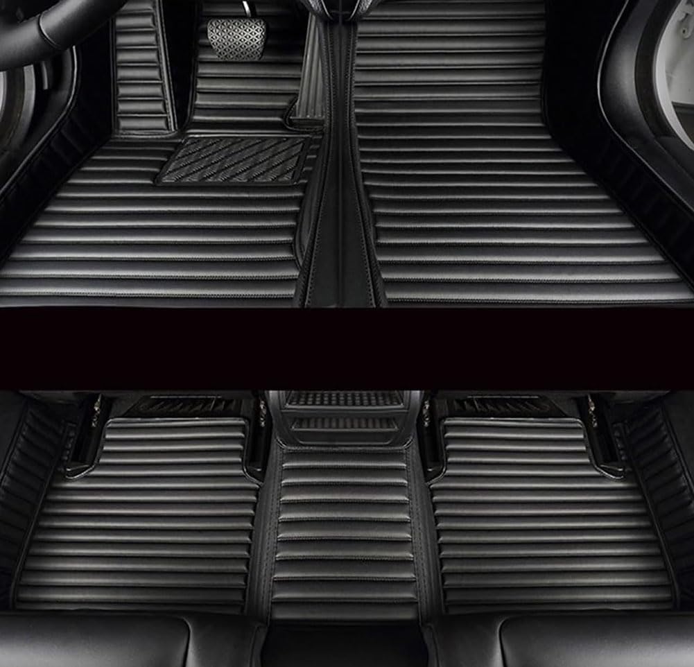 Gestreifte PU Kunstleder Auto Fußmatten Für Do-dge RAM 1500 2003-2010, Innen Details Autoteppich Auto Bodenbelag Teppich Innenausstattung Reisen Autozubehör,A/Black Gestreifte PU Kunstleder Auto Fußmatten Für Do-dge RAM 1500 2003-2010, Innen Details Autoteppich Auto Bodenbelag Teppich Innenausstattung Reisen Autozubehör,A/Black von SPSOBEBC
