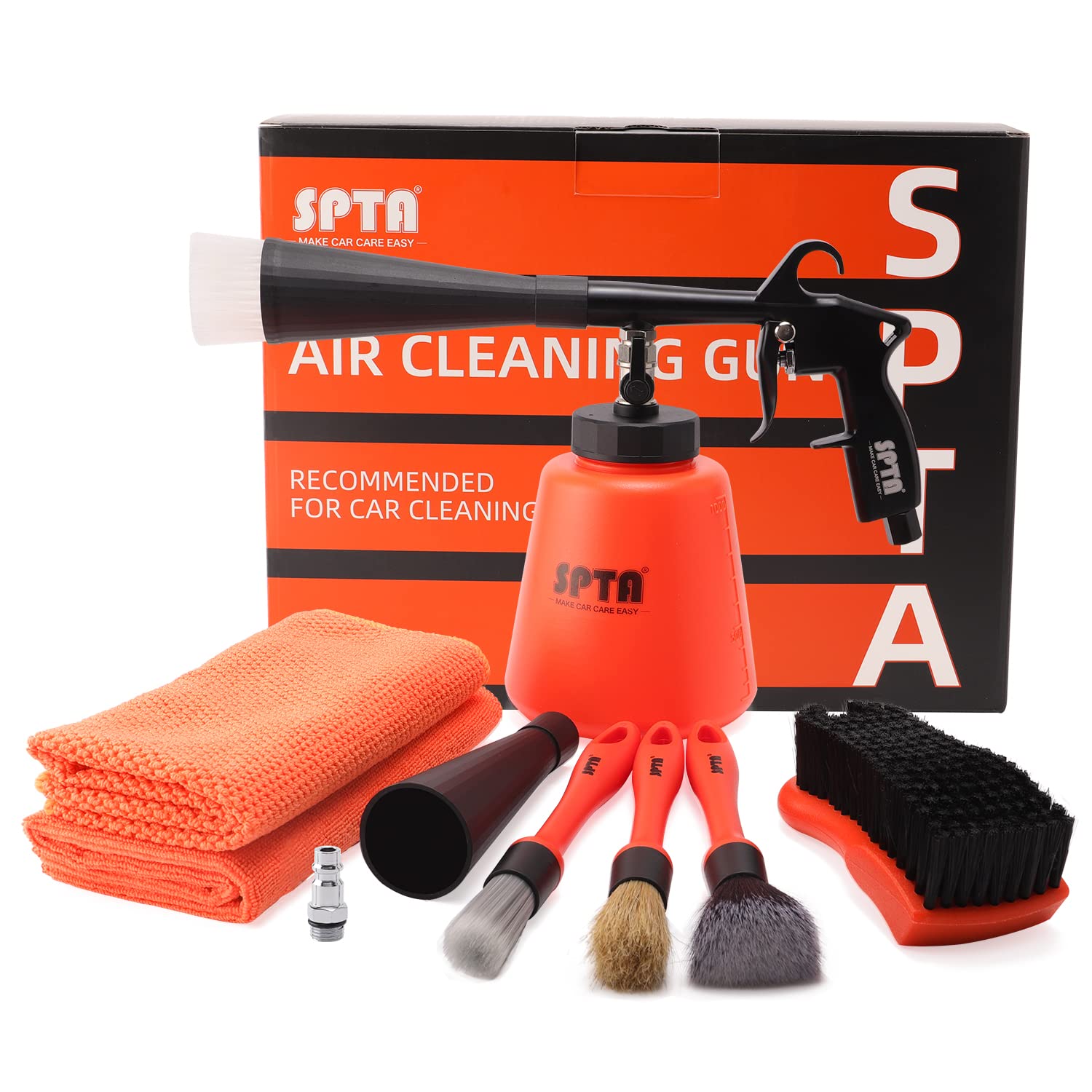 SPTA Auto Reiniger Reinigungspistole Innenreiniger Waschpistole Druckluft Drucklutfpistole Automatische Polierte Beschichtung Griff mit Regelventil f¨¹r Auto, Armaturenbrett,Ledersitze¡" SPTA Auto Reiniger Reinigungspistole Innenreiniger Waschpistole Druckluft Drucklutfpistole Automatische Polierte Beschichtung Griff mit Regelventil f¨¹r Auto, Armaturenbrett,Ledersitze¡" von SPTA