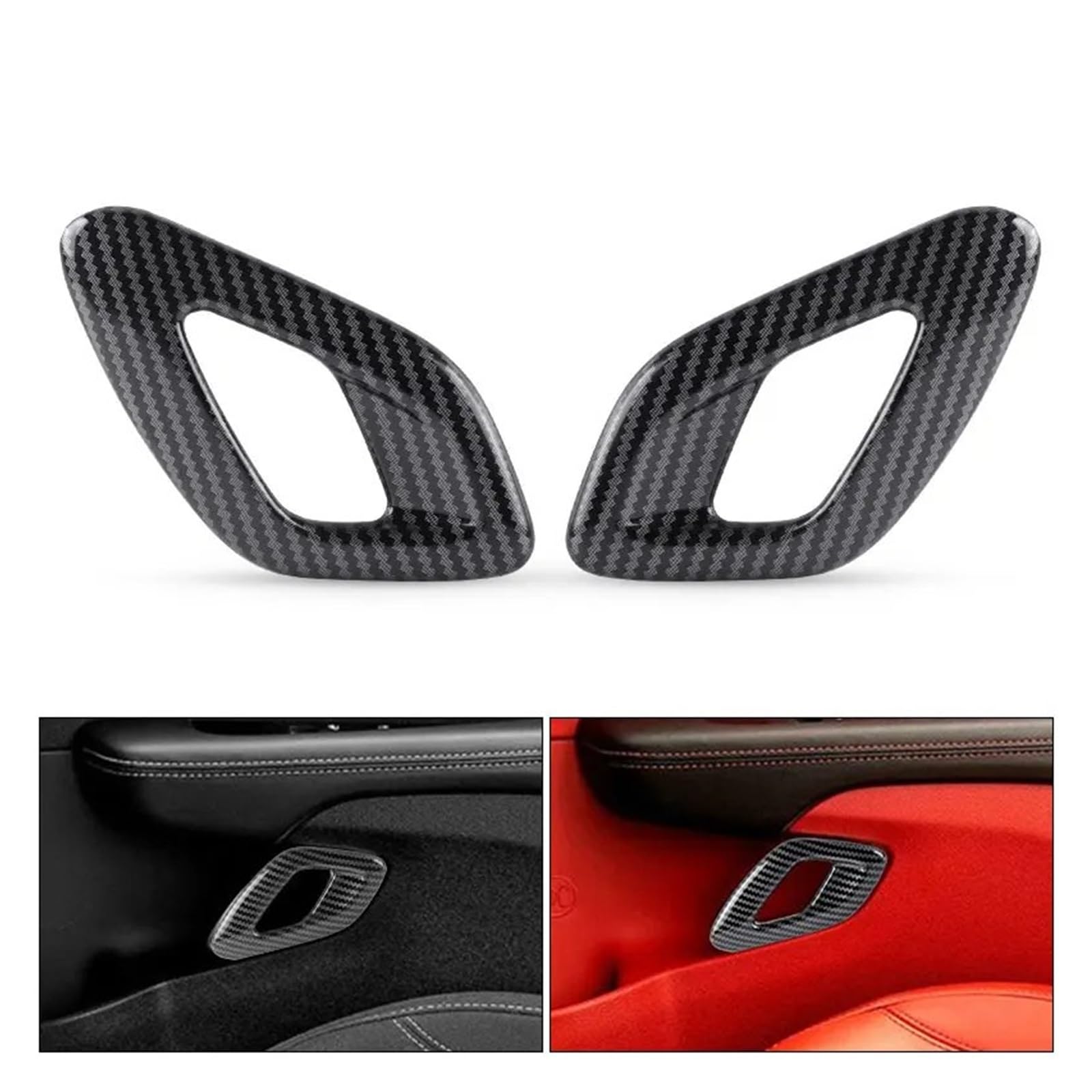 2X Innere Tür Greifen Griff Abdeckung Trim Carbon Faser Stil Für Dodge Für Challenger 2015 2016 2017 2018 2019 2020 2021 Anti-Scraping Auto Innendekoration Interieur Dekor 2X Innere Tür Greifen Griff Abdeckung Trim Carbon Faser Stil Für Dodge Für Challenger 2015 2016 2017 2018 2019 2020 2021 Anti-Scraping Auto Innendekoration Interieur Dekor von SPUFKGE