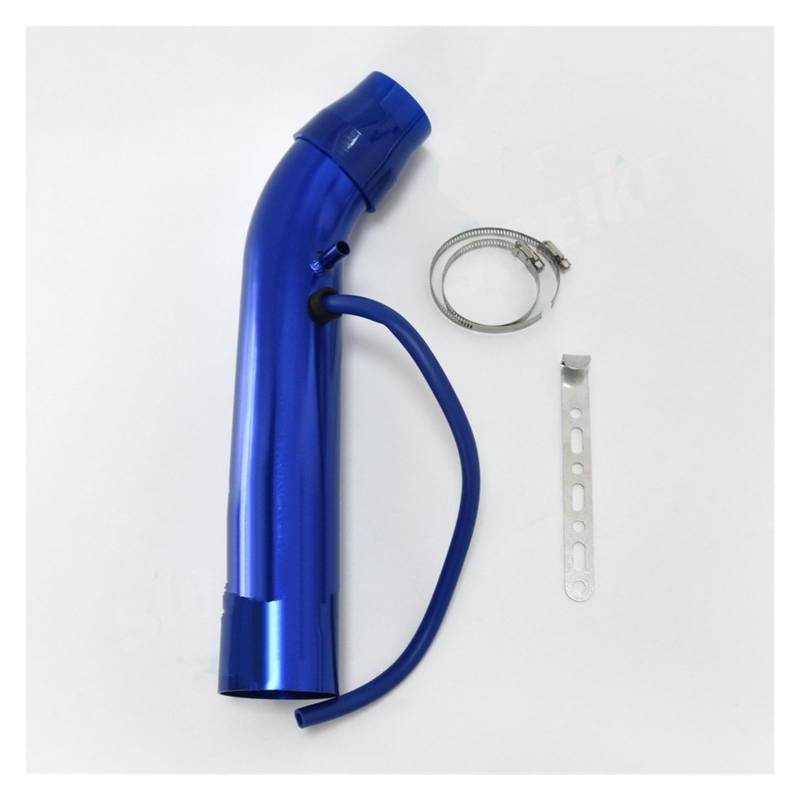 Auto Ansaugrohr 3 "76mm Air Intake Rohr Aluminium Kalte Lufteinlass Kanal Rohr Kit Für Civic 01-UP EX Lufteinlass Schlauch(Blau) von SPUFKGE