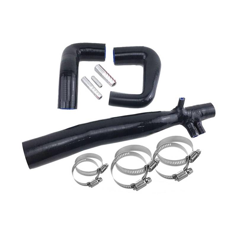 Auto Ansaugrohr Silikon-Kühler-Ansaugschlauch Für Two & Turbo Für Smart Roadster 2003–2006 3-teilig Lufteinlass Schlauch(Schwarz) von SPUFKGE