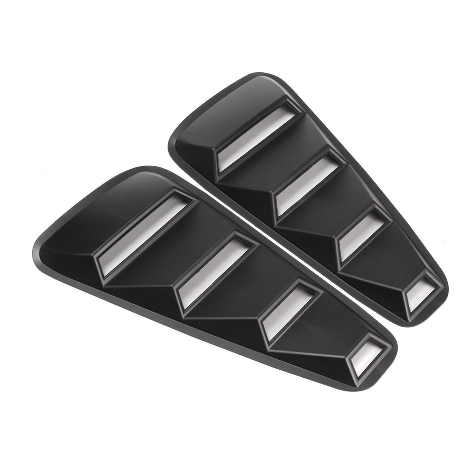 Auto Heckspoilerflügel 1 Paar Seite Fenster Jalousie Scoop Vent Für Ford Für Mustang 2005 2006 2007 2008 2009 Air Vent Aufkleber Seite Fender Aufkleber Spoiler(Matt-schwarz) von SPUFKGE