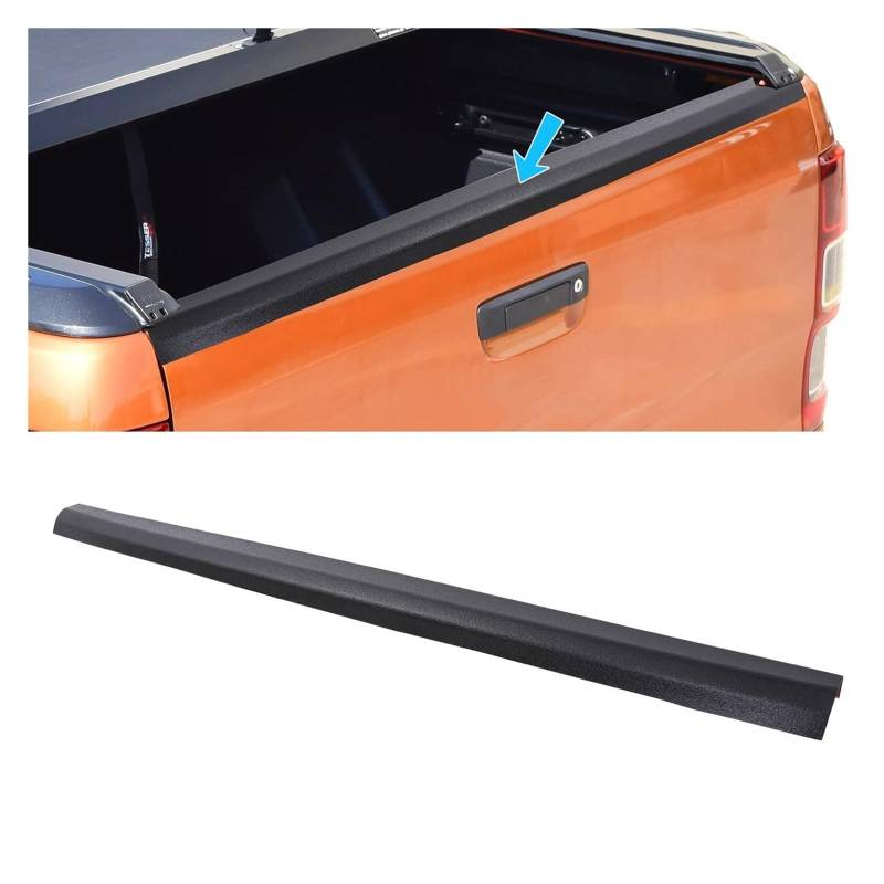 Auto Heckspoilerflügel 1 Stück Heckspoiler Heckklappe Abdeckung Trim Schiene Schutz Schutz Für Ford Für Ranger T6 T7 T8 2012-2022 Wildtrak Für Raptor XLT Xls XL Spoiler(Matter Black Style) von SPUFKGE