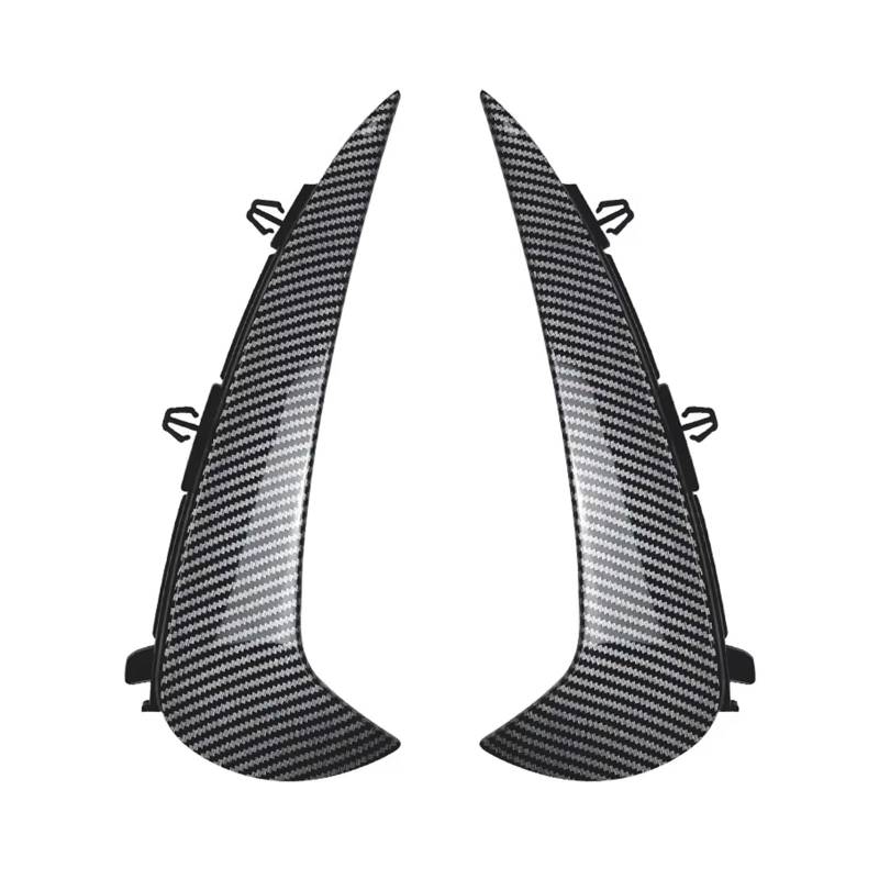 Auto Heckspoilerflügel 2X 2023 Für Benz Für GLC Klasse X254 AMG Linie Hinten Stoßstange Diffusor Lip Spoiler Wind Messer Trim Abdeckung Durch ABS Body Kit Spoiler(Carbon Look) von SPUFKGE
