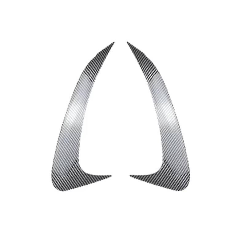 Auto Heckspoilerflügel 2X Für Benz EQE Klasse V295 2023 2024 Hinten Stoßstange Canard Splitter Lip Seite Spoiler Abdeckung ABS Glänzend Schwarz Carbon Faser Spoiler(Kohlefaser-Optik) von SPUFKGE