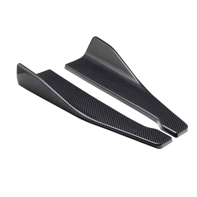 Auto Heckspoilerflügel 48CM Seitenschweller Für E90 E46 F20 F30 E39 G20 Zubehör Universal Extension Protector Heckstoßstange Spoiler Diffusor Split Spoiler(Carbon) von SPUFKGE