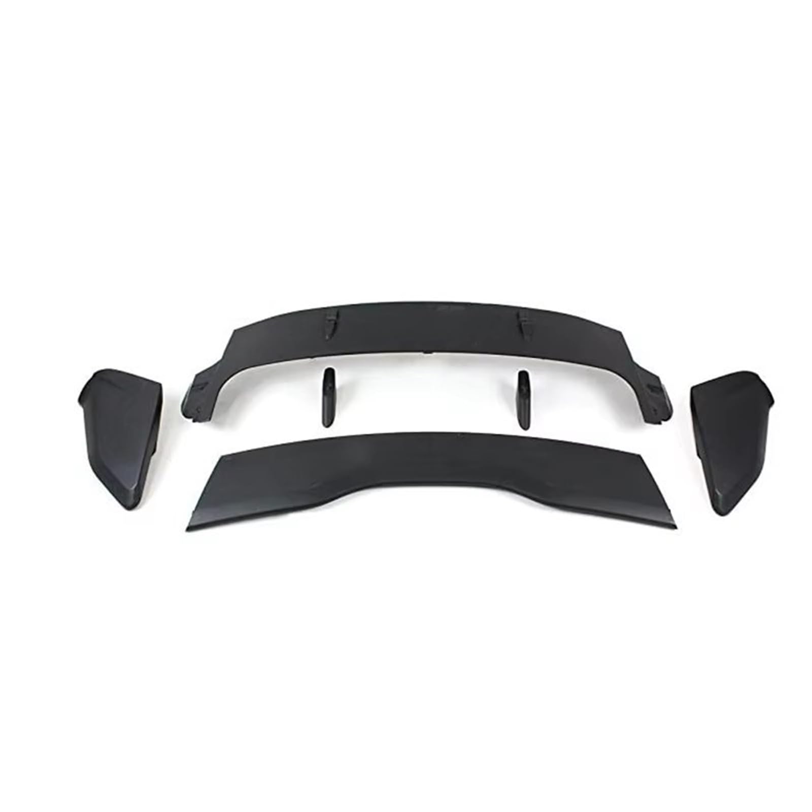Auto Heckspoilerflügel ABS Carbon Fiber RS ​​Stil Hinten Dach Flügel Spoiler Für Ford Für Focus SE Fließheck MK3 2012 2013 2014 2015 2016 2017 2018 Spoiler(White Plus Black) von SPUFKGE