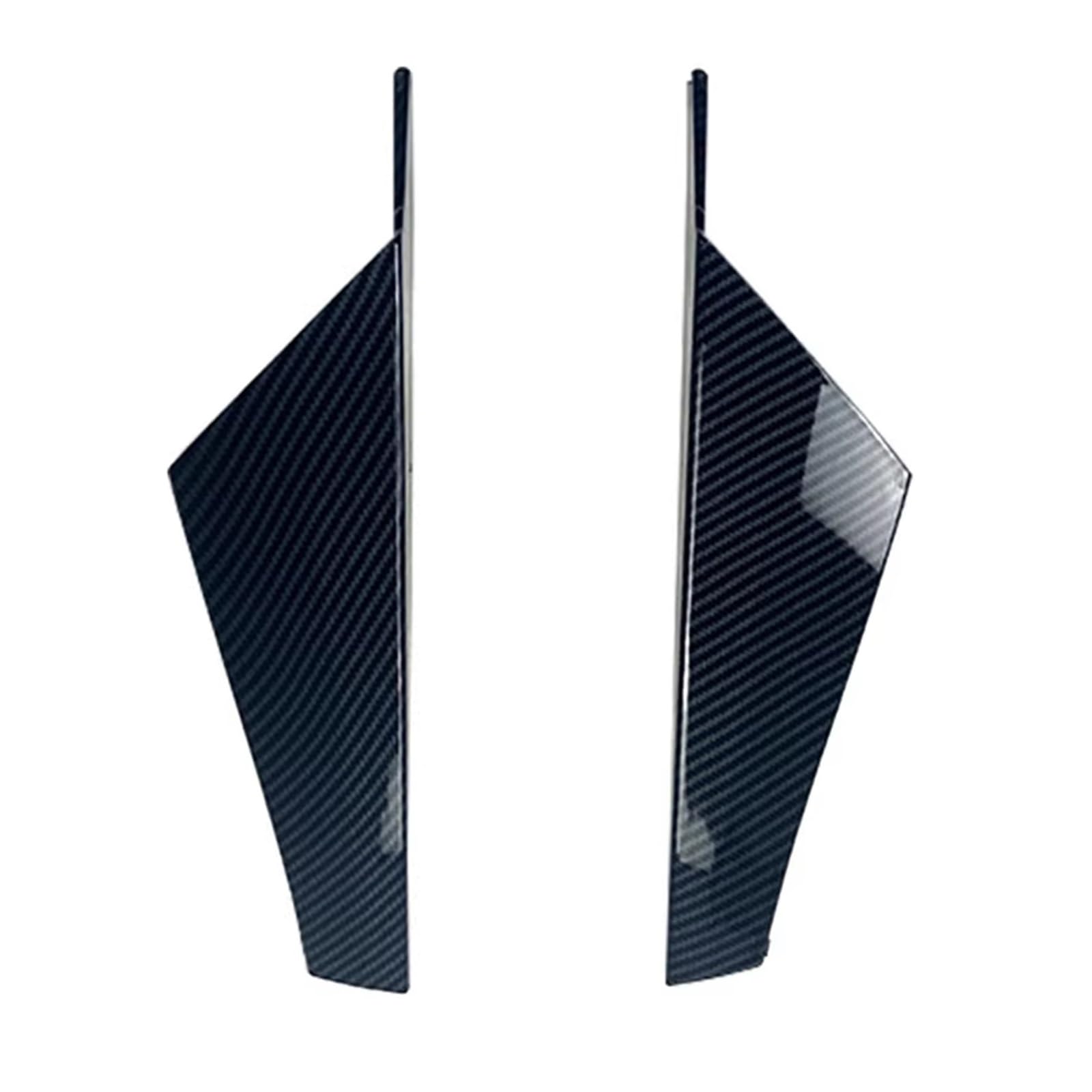 Auto Heckspoilerflügel Auto Hinten Fenster Seite Flügel Stamm Spoiler Canard Für VW Für Golf 8 MK8 Für GTI Für GTD Für TSI Für TDI Canards Splitter 2020 2021 2022 2023 Spoiler(Carbon Look) von SPUFKGE