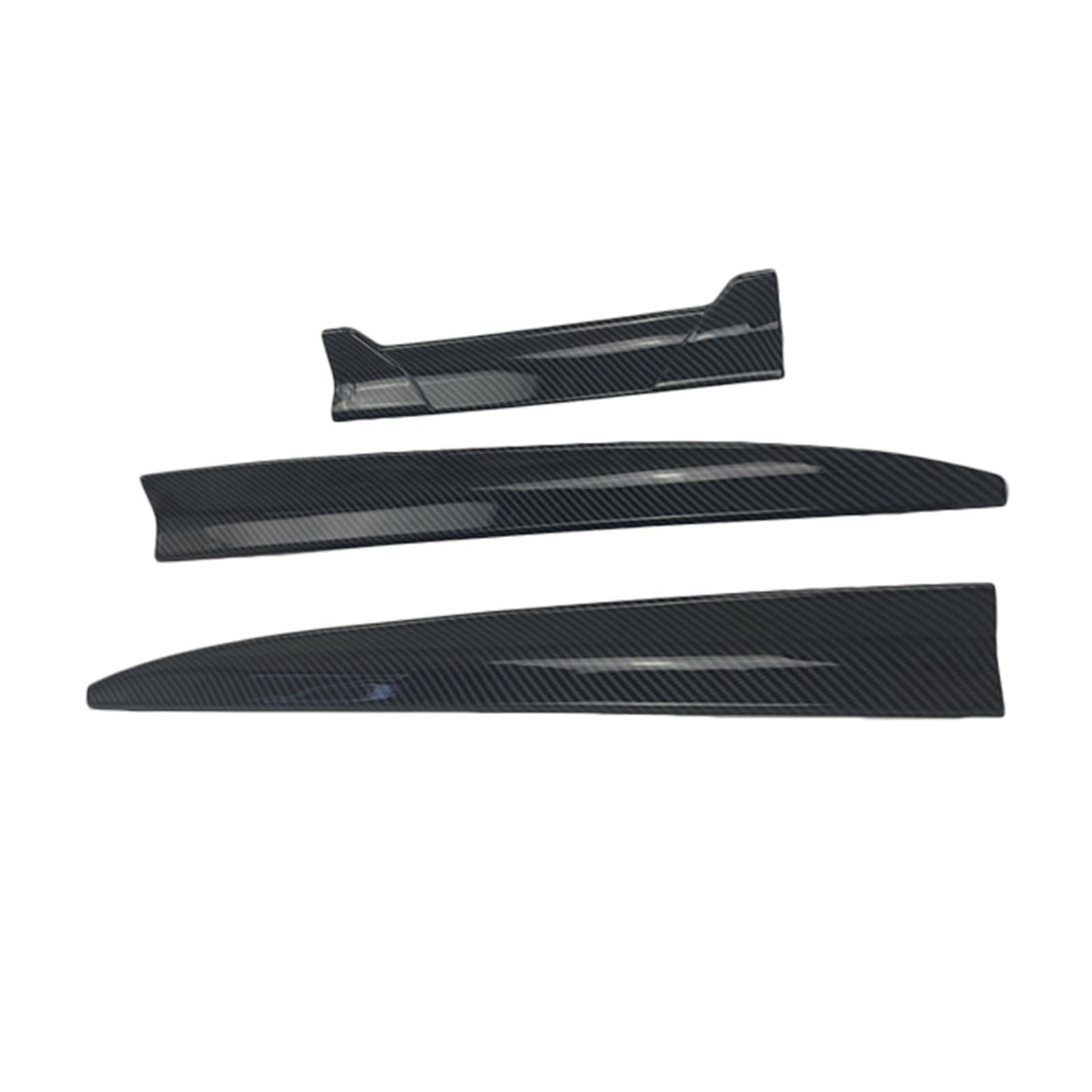 Auto Heckspoilerflügel Auto Universal Heckflügel Dachspoiler Limousine Fließheck DIY Länge Passend Für VW Für Polo Für Goft Spoiler(Style1 Carbon Look) von SPUFKGE