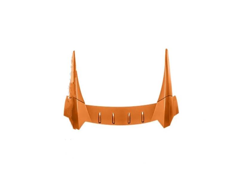 Auto Heckspoilerflügel Dach Heckspoiler Flügel Splitter Diffusor Stamm Spoiler Sport Für Civic 10TH Gen 2016 2017 2018 2019 2020 Spoiler(Amber Orange) von SPUFKGE