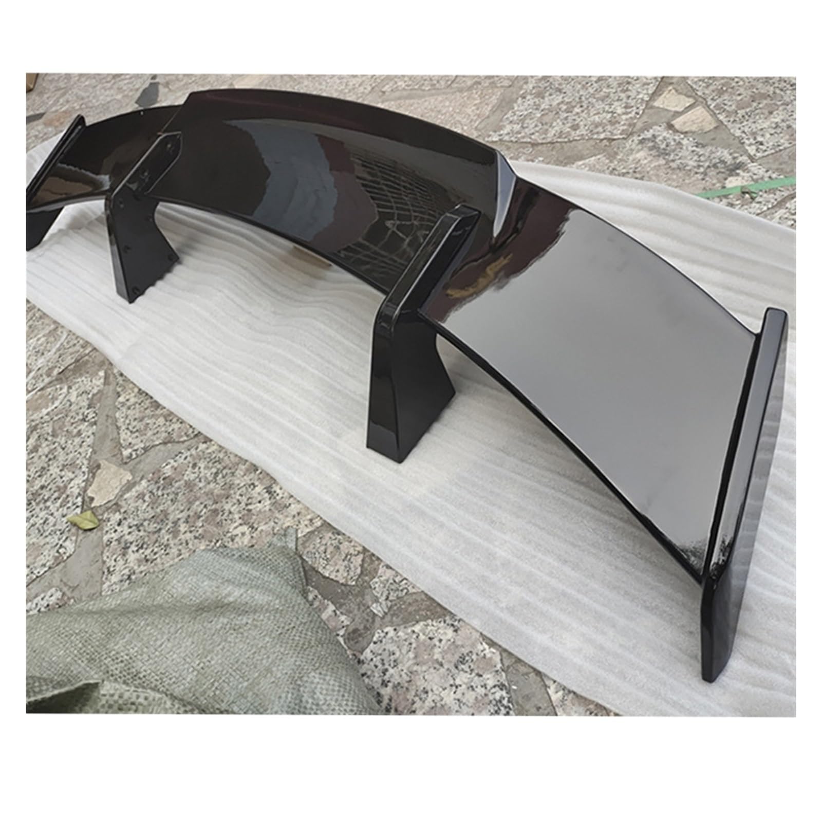 Auto Heckspoilerflügel F30 F32 F36 F10 F22 G20 G22 G30 G42 M2 M3 M4 M5 Heckspoiler Flügel Für Universal Schwanz Flossen Leistung Stil Durch-Flow Spoiler(ABS Glossy Black) von SPUFKGE