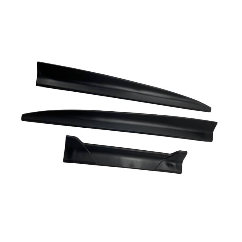 Auto Heckspoilerflügel Für A4 B8 2003–2013 Auto-Heckspoiler Flügeldeckel DIY-Länge 3 Stück Mattschwarz Weicher Kunststoff Spoiler(Sty1 Matt Black) von SPUFKGE