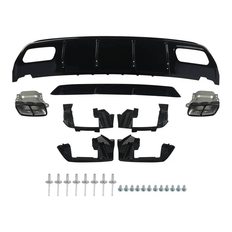 Auto Heckspoilerflügel Für Benz A Klasse 2013 2014 2015 2016 2017 2018 W176 A45 Für AMG Stil Heckschürze Diffusor & Auspuff Tipps A45 Heckspoiler Spoiler von SPUFKGE