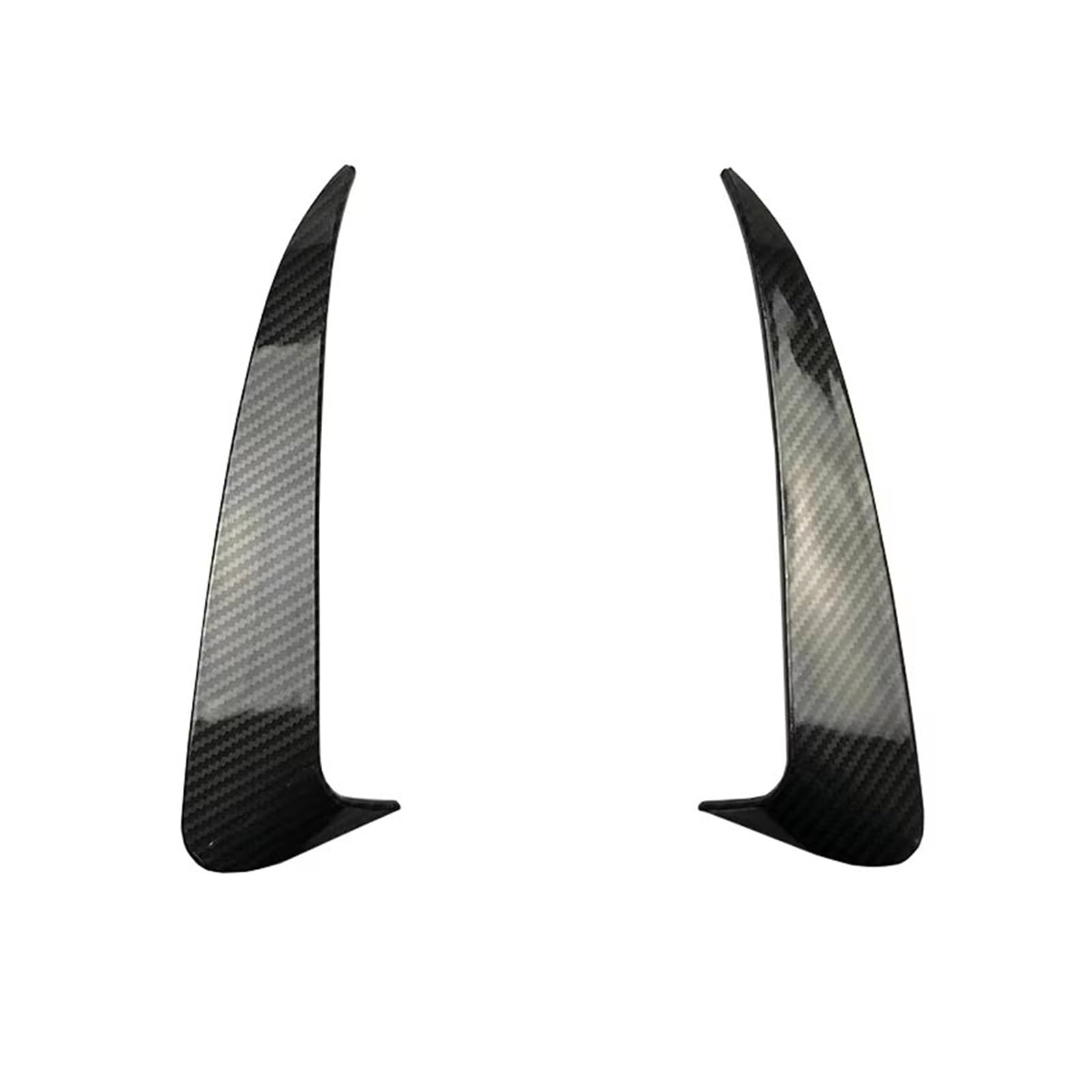 Auto Heckspoilerflügel Für Benz Für C-Klasse W205 C43 C63 AMG 2014-2019 Hinten Stoßstange Seite Canard Splitter Air Vent Abdeckung Spoiler(Carbon) von SPUFKGE
