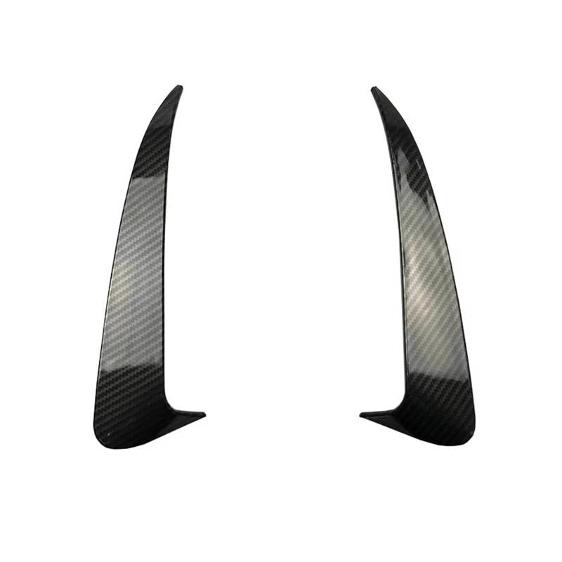 Auto Heckspoilerflügel Für Benz Für C-Klasse W205 C43 C63 AMG 2014-2019 Hinten Stoßstange Seite Canard Splitter Air Vent Abdeckung Spoiler(Carbon) von SPUFKGE