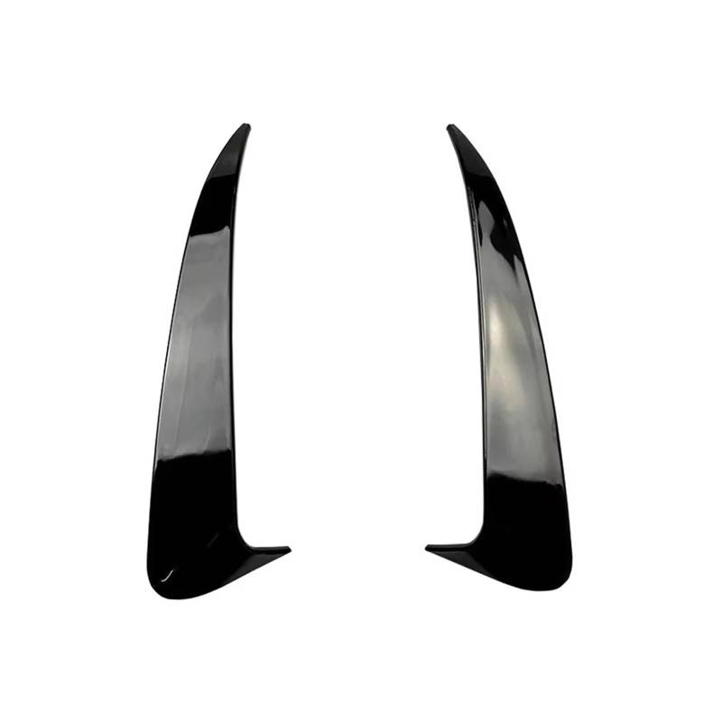 Auto Heckspoilerflügel Für Benz Für C-Klasse W205 C43 C63 AMG 2014-2019 Hinten Stoßstange Seite Canard Splitter Air Vent Abdeckung Spoiler(Glossy Black) von SPUFKGE