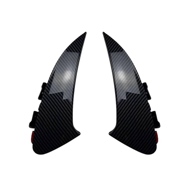 Auto Heckspoilerflügel Für Benz Für CLA Klasse 2020 2021 2022 2023 C118 CLA180 CLA35 CLA45 CLA200 CLA250 Hinten Stoßstange Trim Lip Spoiler Seite Canards Splitter Spoiler(Kohlefaser-Optik) von SPUFKGE