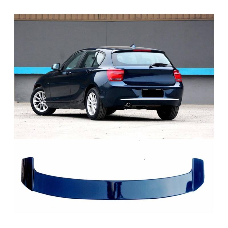 Auto Heckspoilerflügel Für F20 F21 1 Serie 1ER Schrägheck 120i 118i 116i Dachspoiler 2012–2019 Jahr Dachheckflügel Aus Glänzender Kohlefaser Spoiler(Navy Blue) von SPUFKGE
