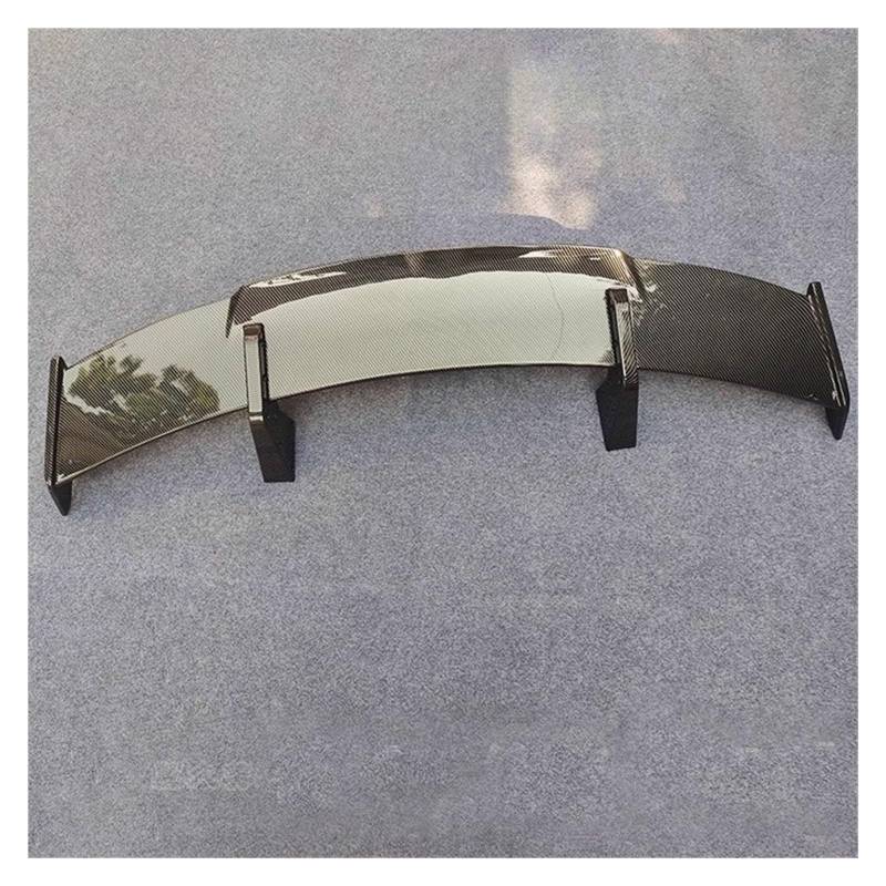 Auto Heckspoilerflügel Für F82 F87 G80 E92 E90 G82 F90 E46 E82 E60 E93 E89 E63 Heckspoiler Flügel Universal Schwanz Flossen Performance Sport Spoiler(ABS Carbon Look) von SPUFKGE