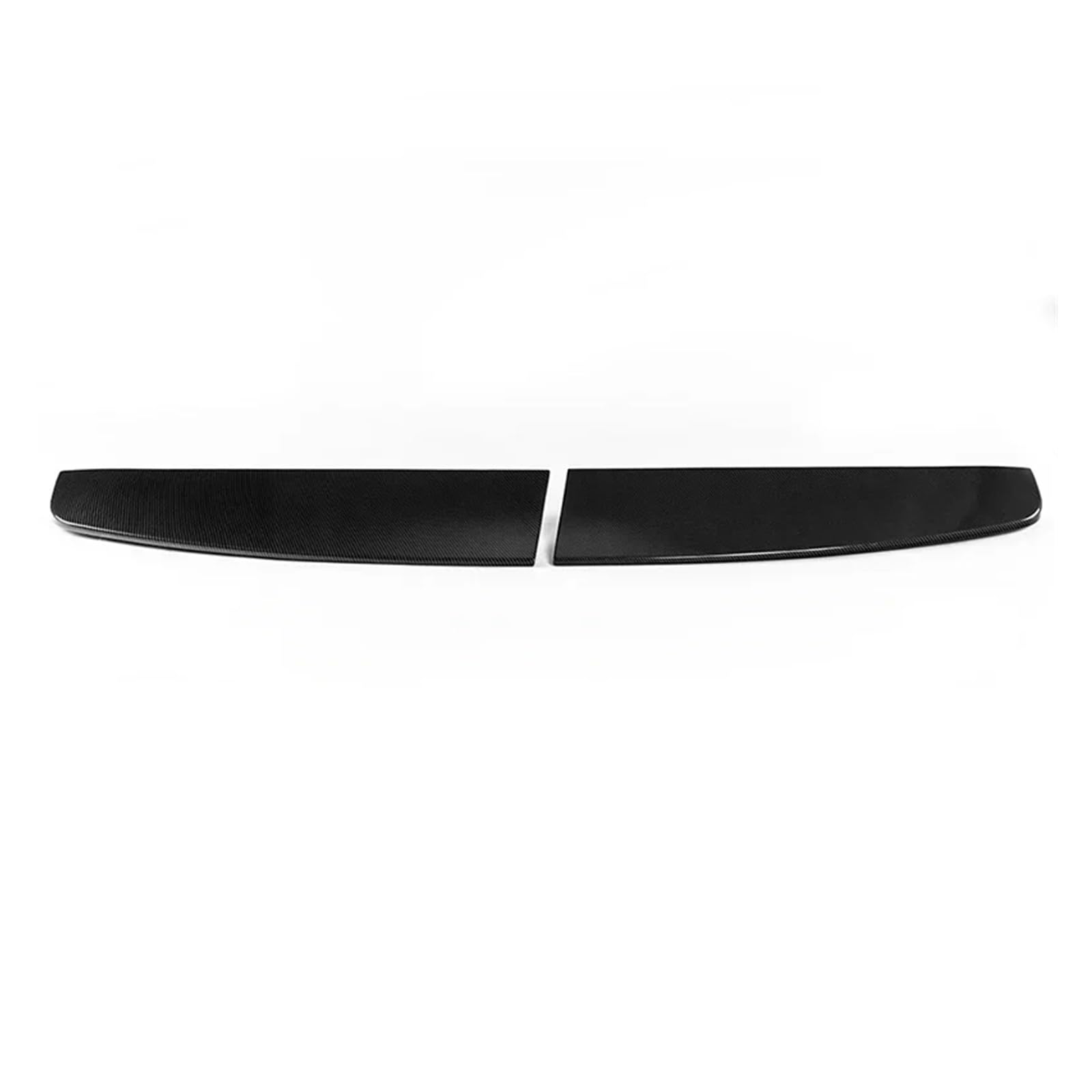 Auto Heckspoilerflügel Für Ford Transit Custom Mk8 2012-2022 Doppeltür Auto Heckflügel ABS Spoiler Glänzend Schwarz Oder Carbon Look Body Kit Spoiler(Kohlefaser-Optik) von SPUFKGE
