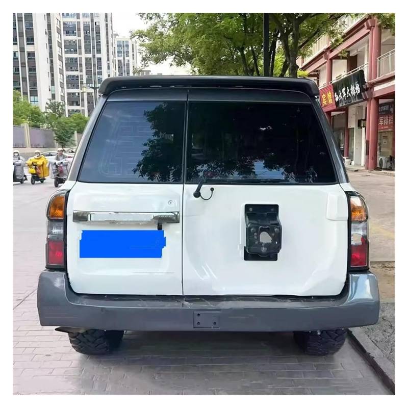 Auto Heckspoilerflügel Für Nissan Für Patrol Y61 1998 1999 2000 2001 2002 2003 2004 2005 2006 ABS Schwanz Trunk Flügel Dekoration Farbe Hinten Lip Spoiler Spoiler(DIY Color) von SPUFKGE