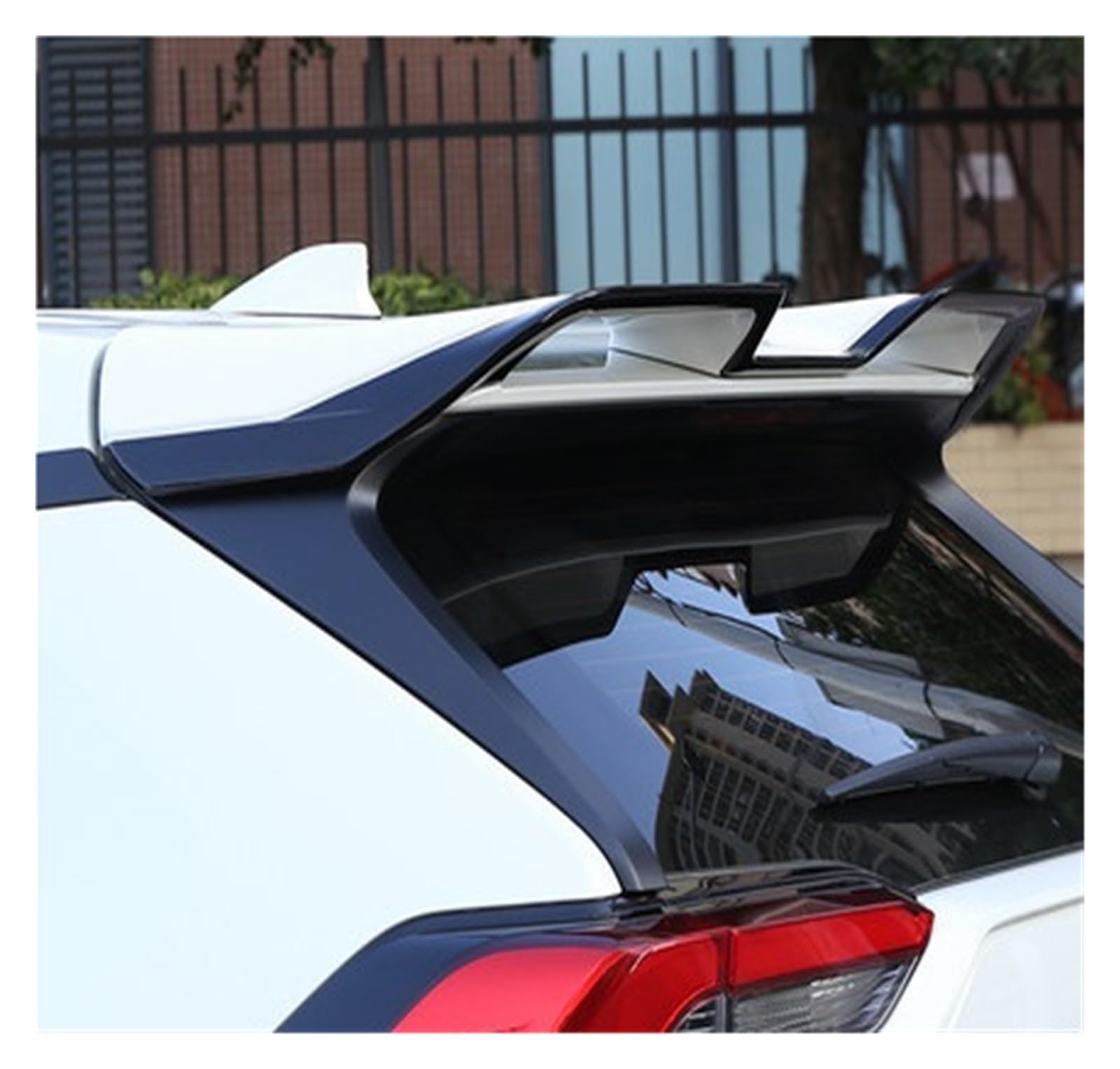 Auto Heckspoilerflügel Für RAV4 Für RAV 4 2019 2020 ABS Kunststoff Unpaint Außen Heckspoiler Schwanz Trunk Boot Flügel Dekoration Auto Styling Spoiler(Orange) von SPUFKGE