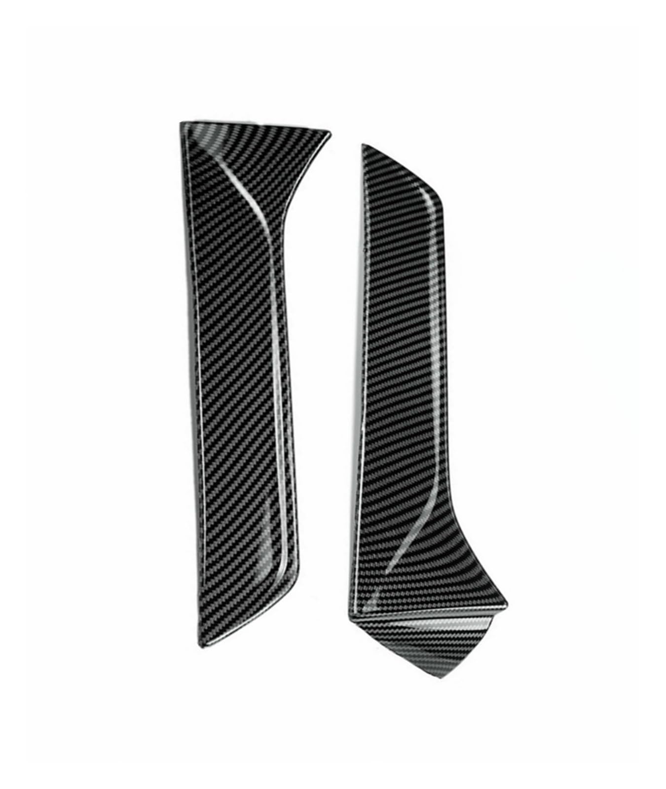 Auto Heckspoilerflügel Für Sitz Für Leon 5F Mk3 MK 3,5 2012-2021 Hinten Fenster Seite Spoiler Flügel Auto-Styling Auto Canards Splitter Schwarz/Carbon Faser Spoiler(Carbon Look) von SPUFKGE