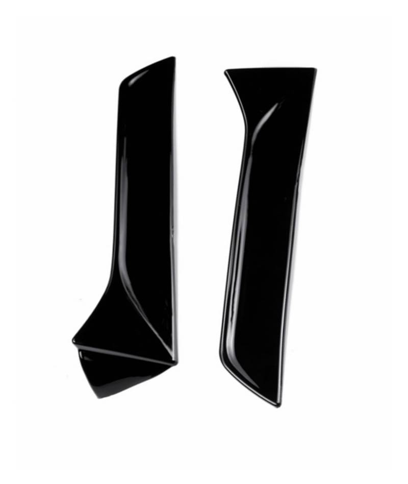 Auto Heckspoilerflügel Für Sitz Für Leon 5F Mk3 MK 3,5 2012-2021 Hinten Fenster Seite Spoiler Flügel Auto-Styling Auto Canards Splitter Schwarz/Carbon Faser Spoiler(Gloss Black) von SPUFKGE