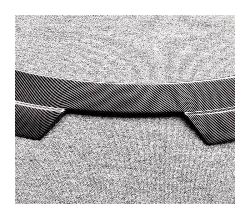 Auto Heckspoilerflügel Für Sitz Für Leon MK2 Dach Spoiler 2009-2012 ABS Auto Heckflügel Spoiler Glänzend Schwarz Oder Carbon Faser Look Body Kit Spoiler(Carbon Fiber Pattern) von SPUFKGE