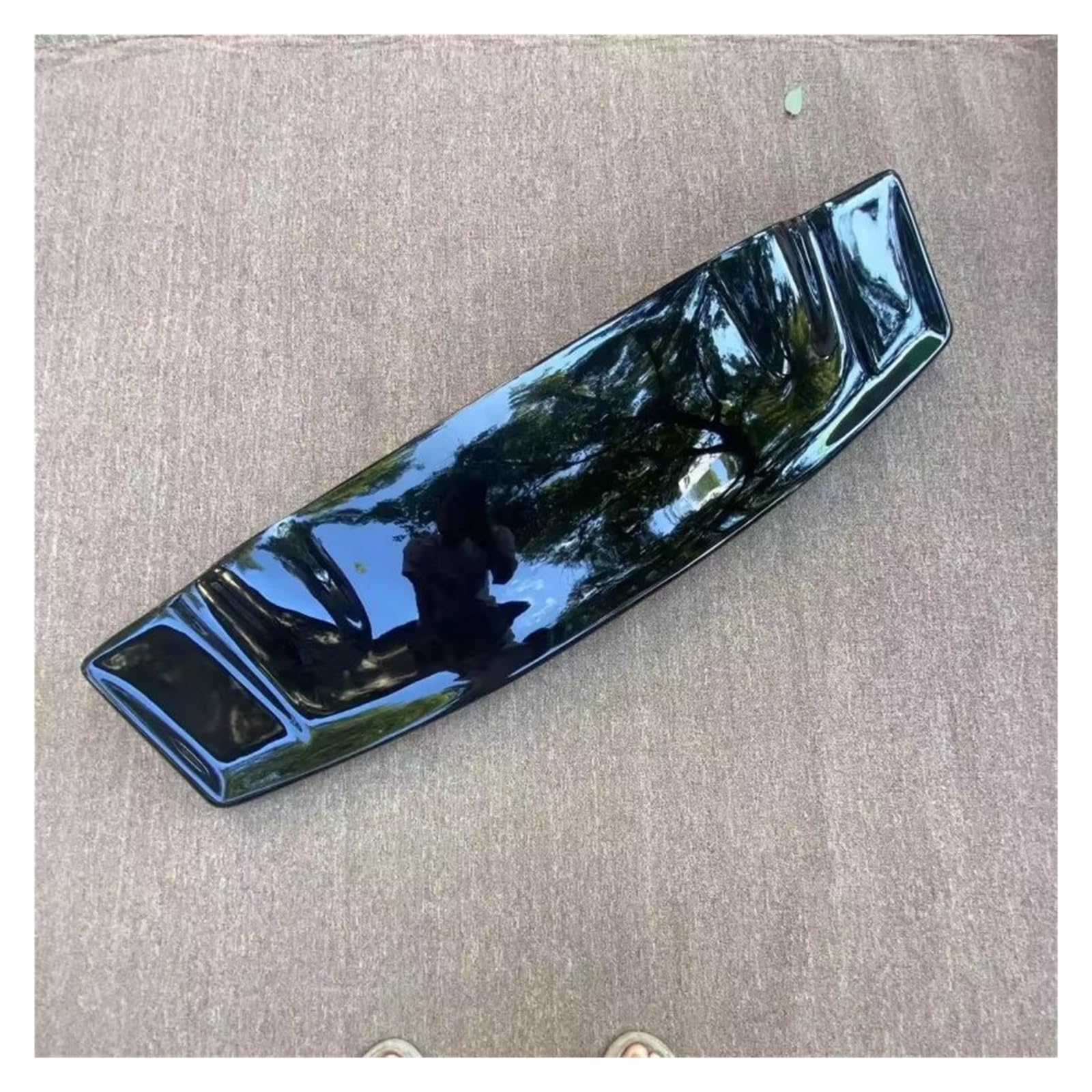 Auto Heckspoilerflügel Für VW Für Scirocco 2009-2012 2013 2014 FRP/Carbon Faser Hinten Dach Lip Flügel Spoiler Auto Heckspoiler Stamm Spoiler Auto Heckspoiler Flügel Spoiler(Unpainted Primer) von SPUFKGE