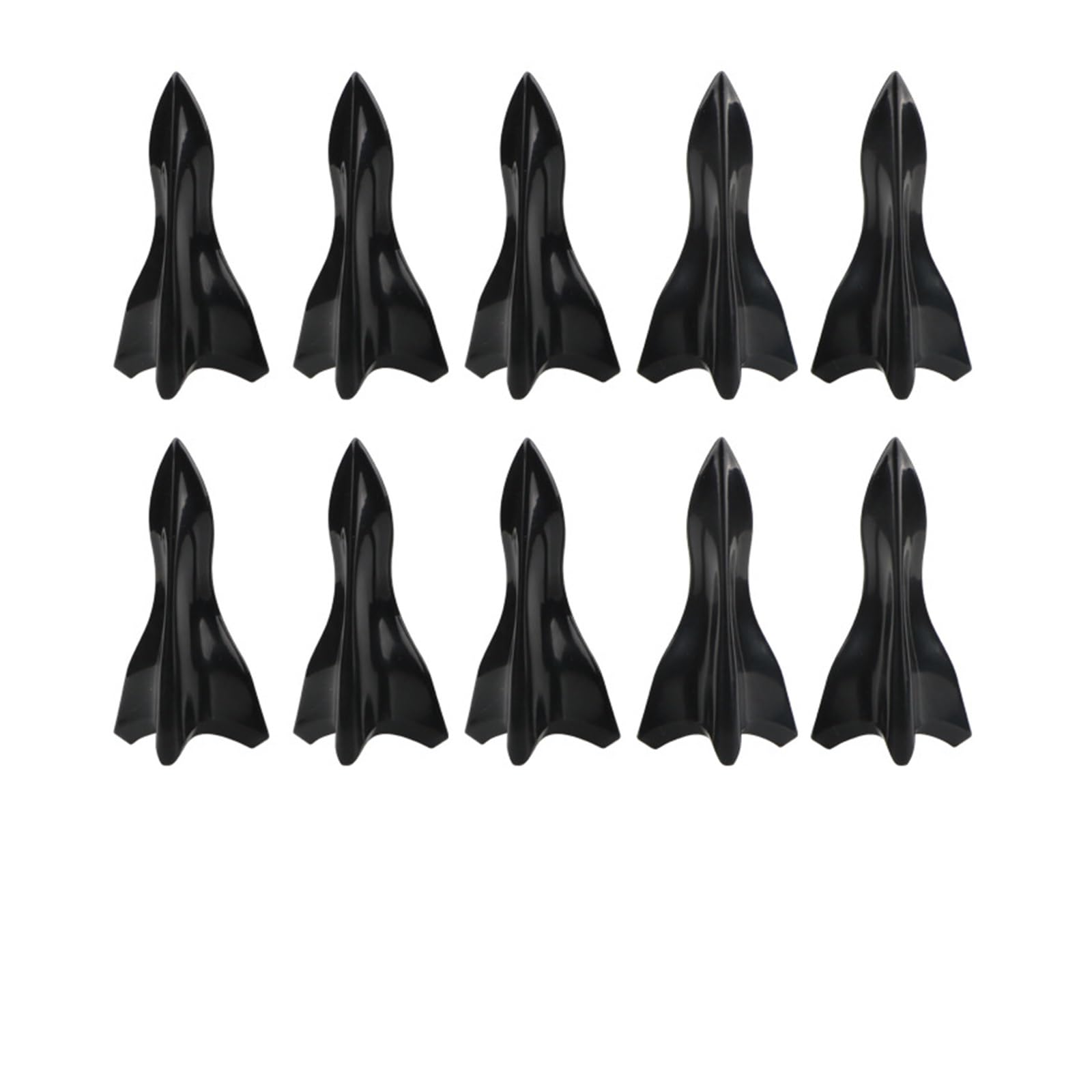 Auto Heckspoilerflügel Für W211 W204 E36 E46 E92 Auto Dach Shark Fin Stil Diffusor Spoiler Zubehör Auto Heckspoiler Spoiler(Bk 10piece style1) von SPUFKGE
