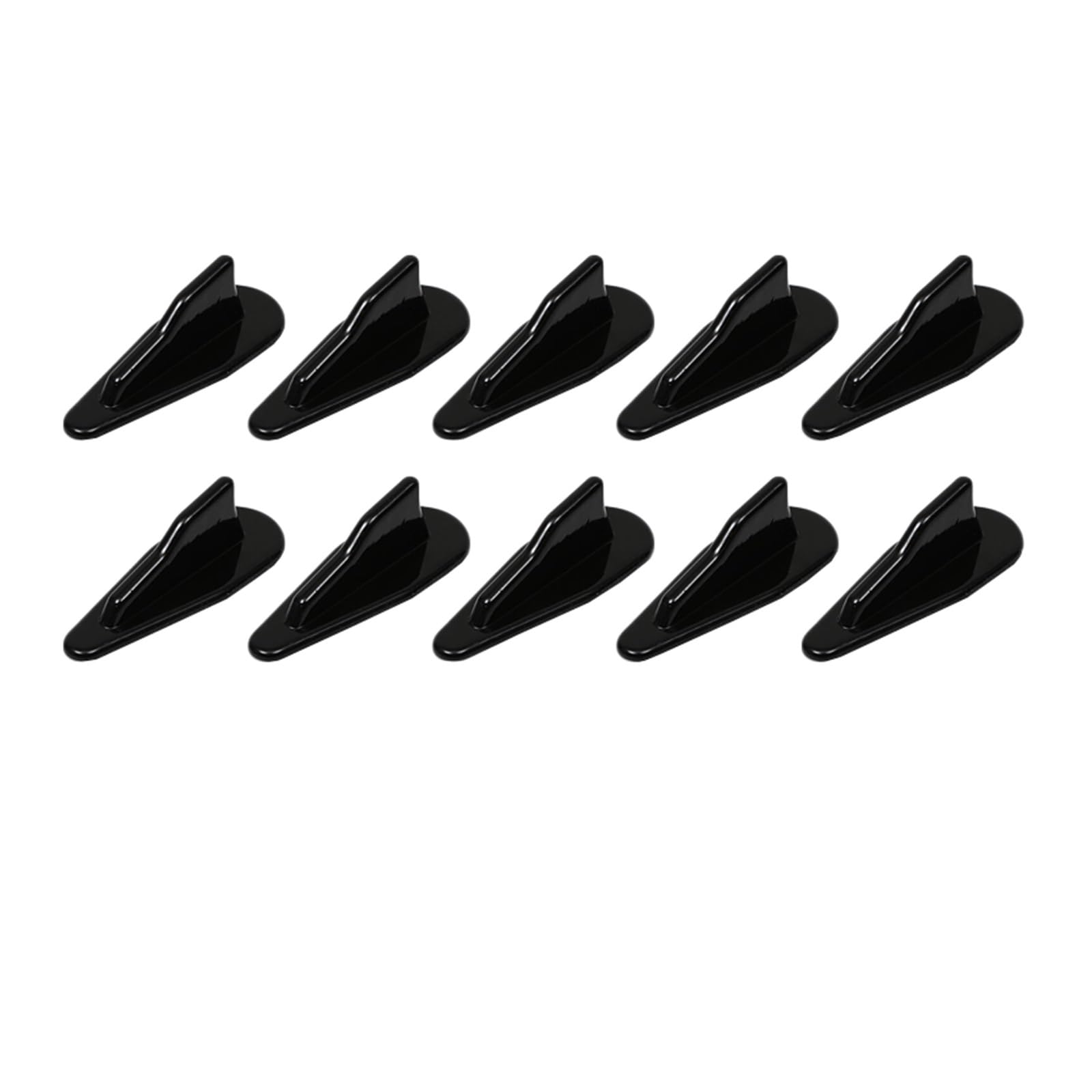 Auto Heckspoilerflügel Für W211 W204 E36 E46 E92 Auto Dach Shark Fin Stil Diffusor Spoiler Zubehör Auto Heckspoiler Spoiler(Bk 10piece style2) von SPUFKGE