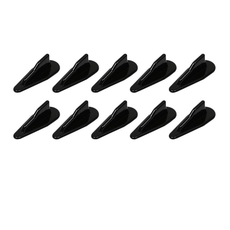 Auto Heckspoilerflügel Für W211 W204 E36 E46 E92 Auto Dach Shark Fin Stil Diffusor Spoiler Zubehör Auto Heckspoiler Spoiler(Bk 10piece style2) von SPUFKGE