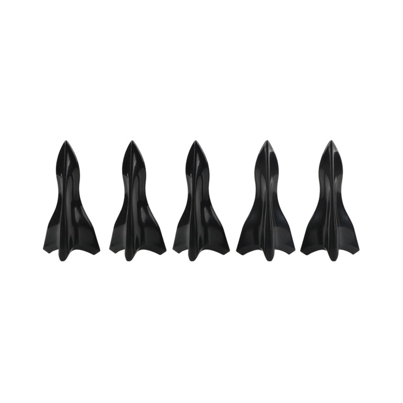 Auto Heckspoilerflügel Für W211 W204 E36 E46 E92 Auto Dach Shark Fin Stil Diffusor Spoiler Zubehör Auto Heckspoiler Spoiler(Bk 5piece style1) von SPUFKGE