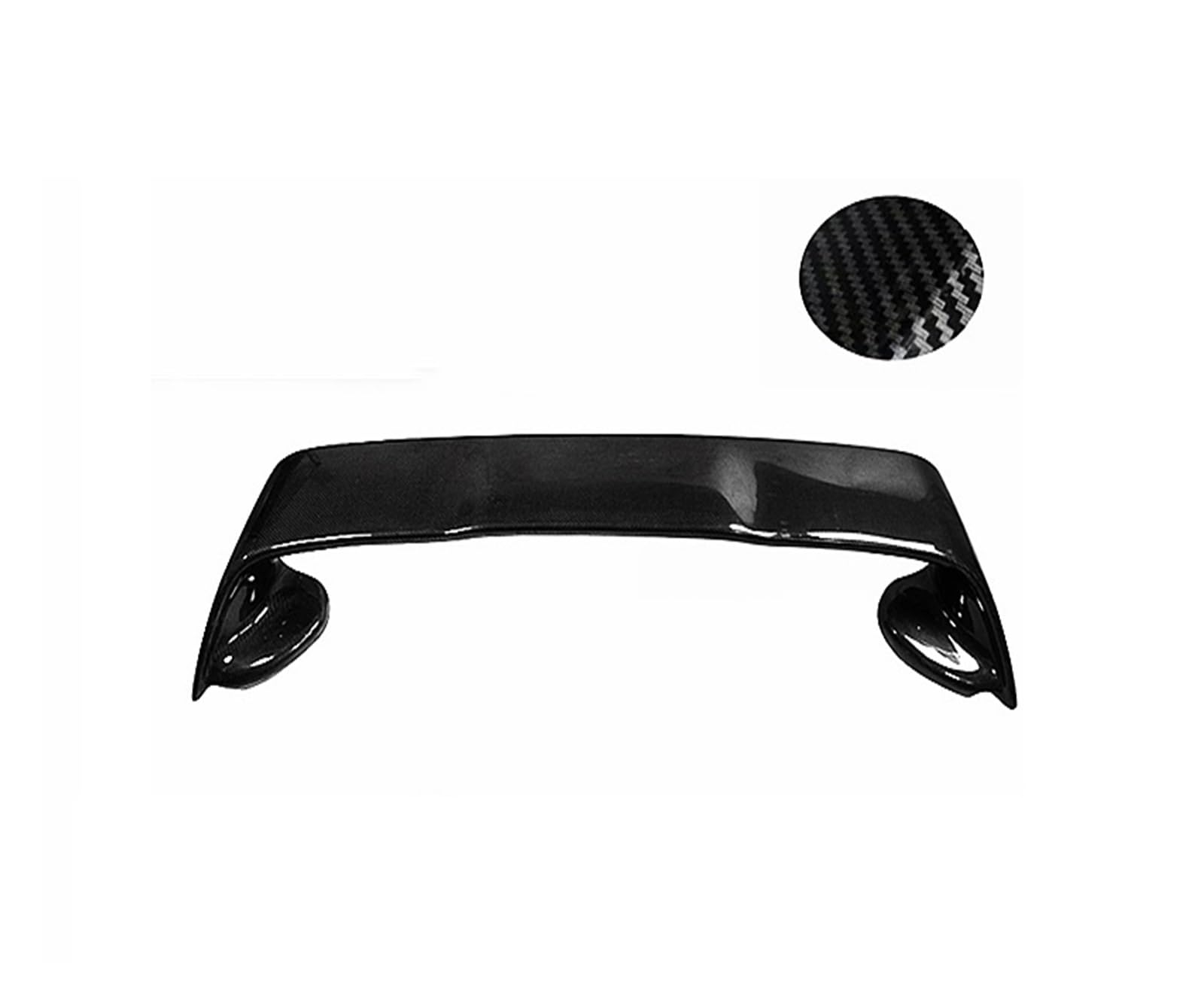 Auto Heckspoilerflügel Hinten Stamm Deckel Spoiler Flügel Bodykit Für Mitsubishi Für Lancer Für EVO 2008-2015 ABS Schwarz Carbon Auto Außen Tuning Zubehör Teile Spoiler(Carbon Printing) von SPUFKGE