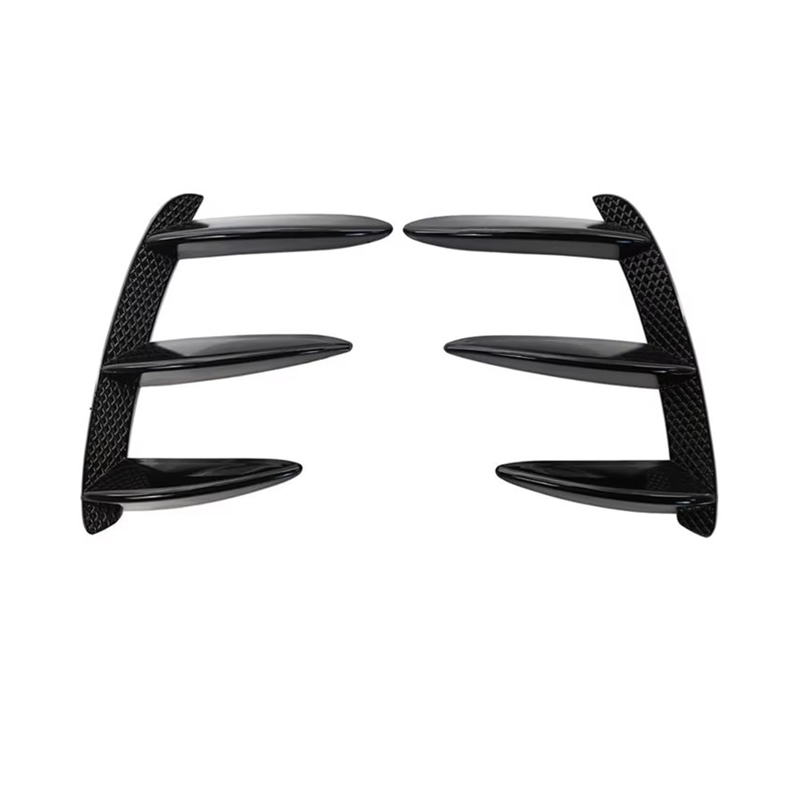 Auto Heckspoilerflügel Passend Für Benz 2013–2018 W176 A200 A250 A260 A45 AMG Fließheck, Auto-Heckstoßstange, Lufteinlassöffnung, Canard Splitte Spoiler(Black A) von SPUFKGE