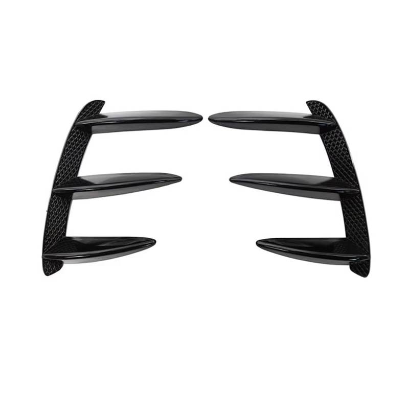 Auto Heckspoilerflügel Passend Für Benz 2013–2018 W176 A200 A250 A260 A45 AMG Fließheck, Auto-Heckstoßstange, Lufteinlassöffnung, Canard Splitte Spoiler(Black A) von SPUFKGE