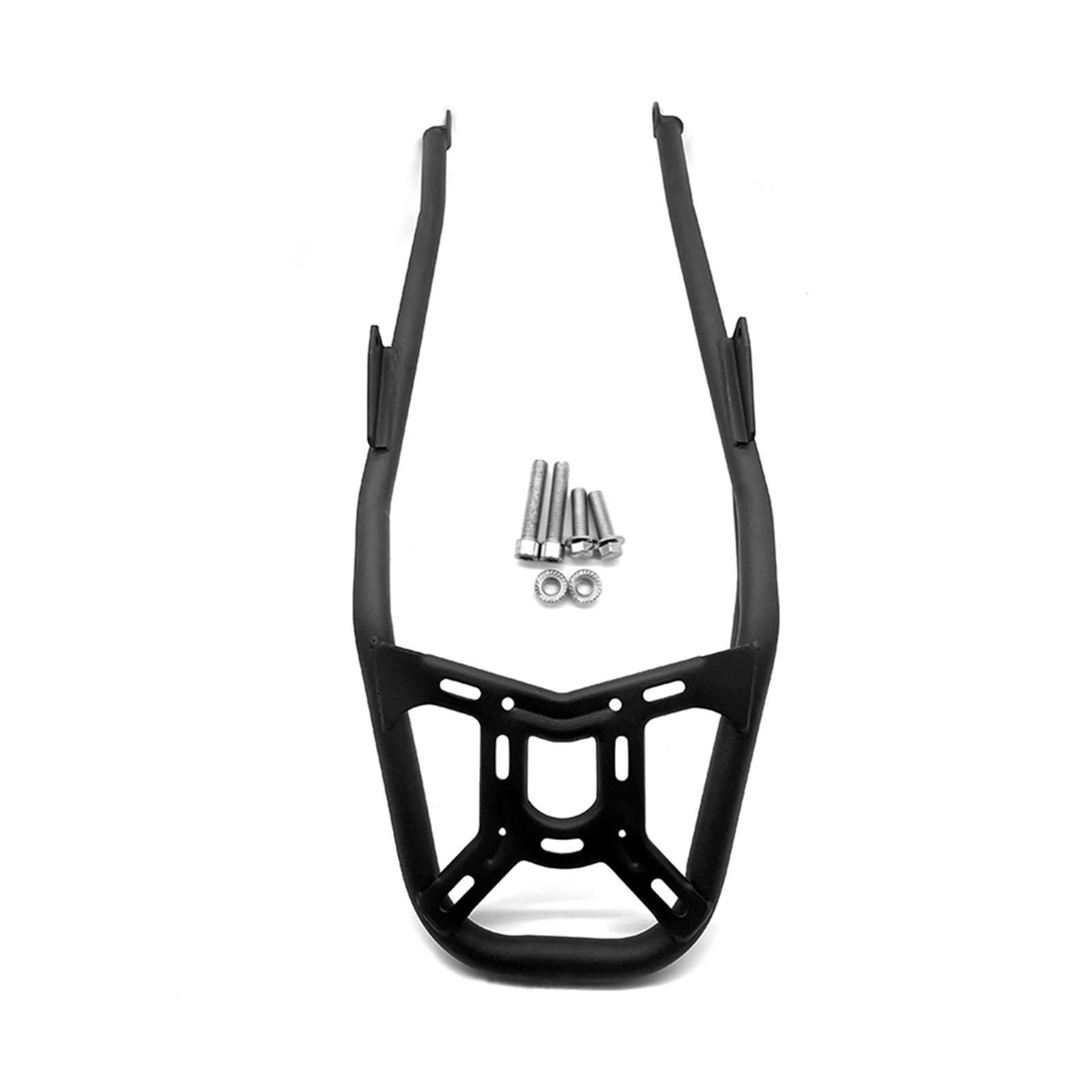 Hinterradgepäckträger Für LIFAN KPT 200 LF200 Heckträger Hinten Gepäckhalterung Reitstock Gepäckträger Halter Frachtträgerhalterung KPT200 Motorrad Gepäckträger(A-Black) von SPUFKGE