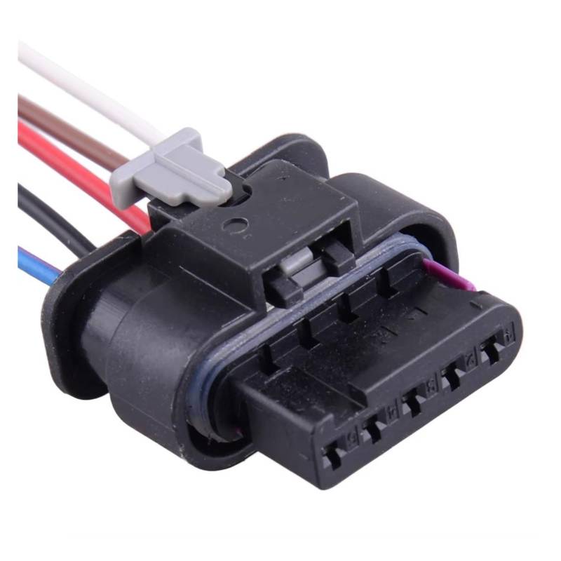 Luftmengenmesser Luftversorgung 5 Pin Luftmassenmesser MAF Female Harness Pigtail Stecker Kabel 4F0973705 Für A6 A4 Für VW Für Jetta MAF Sensor von SPUFKGE