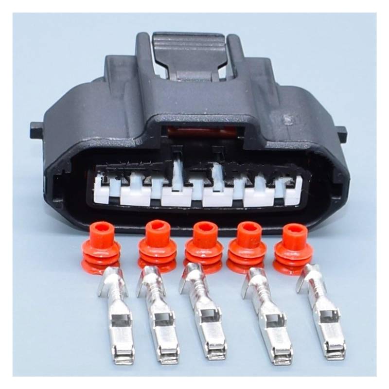 Luftmengenmesser Luftversorgung 5 Pin Sensor Auto Motor Stecker Stecker Luftmassenmesser Motor Zopf Fall Für Toyota Für Lexus Is300 GS300 Motor Es350 MAF Sensor(10sets Female) von SPUFKGE