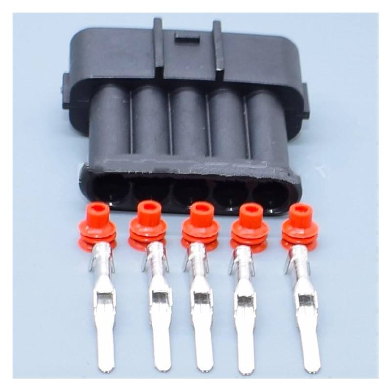 Luftmengenmesser Luftversorgung 5 Pin Sensor Auto Motor Stecker Stecker Luftmassenmesser Motor Zopf Fall Für Toyota Für Lexus Is300 GS300 Motor Es350 MAF Sensor(30sets Male) von SPUFKGE